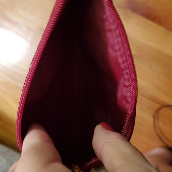 ESTEE Lauder Faux Croc Embossed Makeup Bag NWOT - Picture 4 of 4